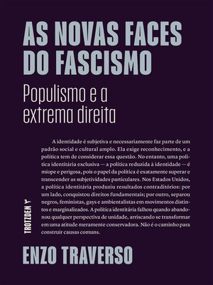 cover image of As novas faces do fascismo